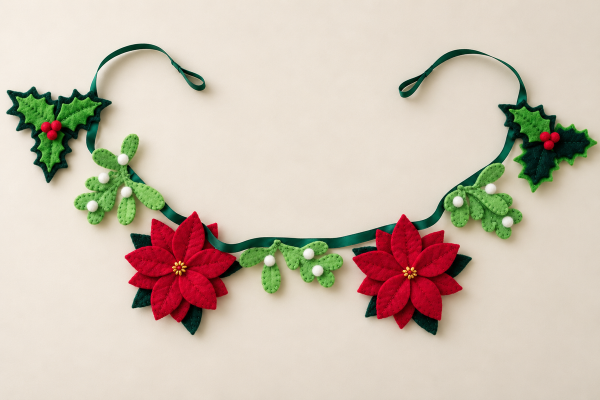 Winter Flower Garland