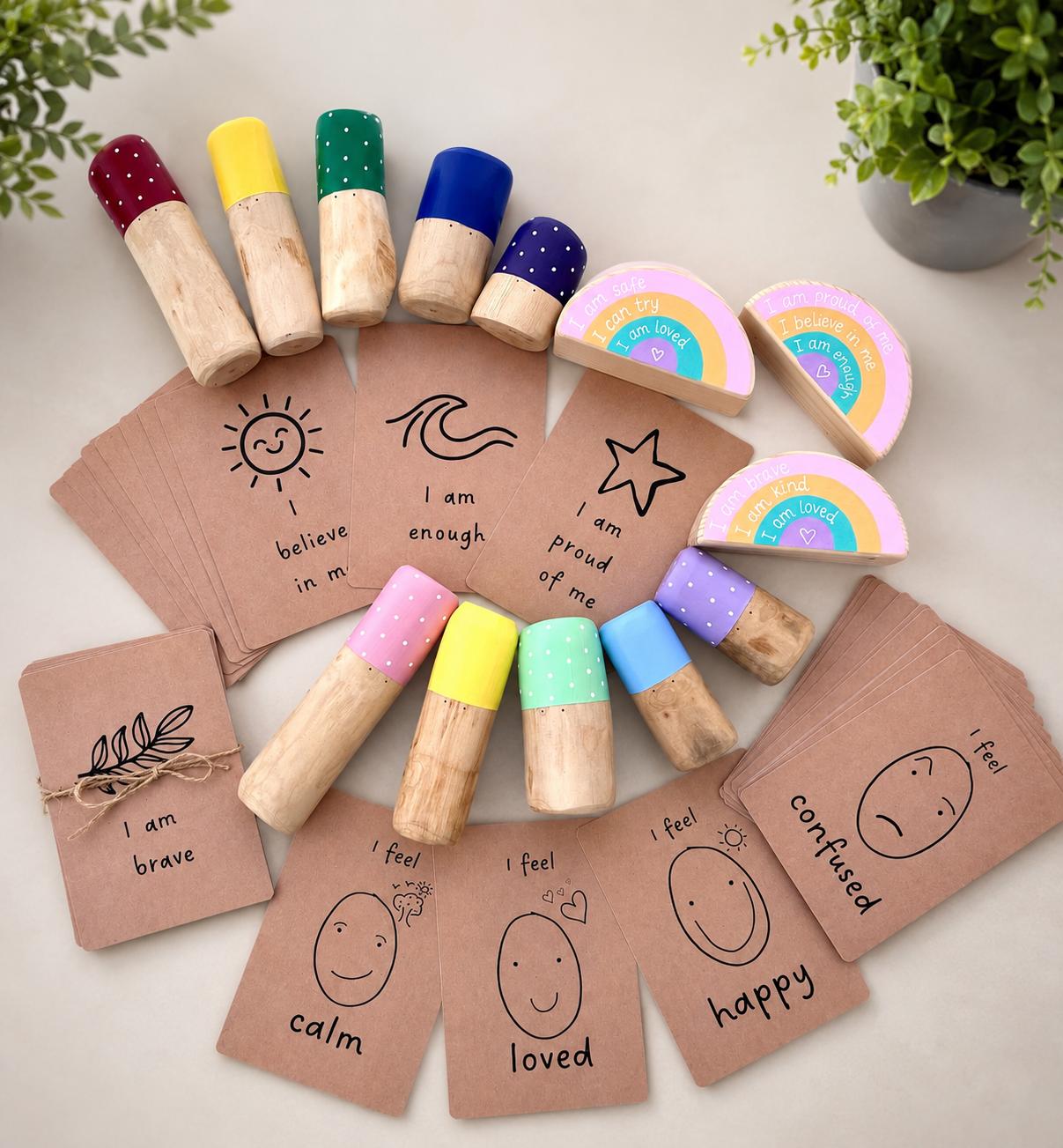 Positive Affirmations Cards (set of 8)