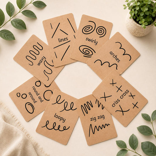 The Mark Making Collection (set of 8 cards - with words)